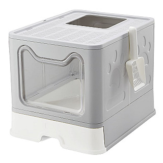 ليتربوكس مغلق  رصاصي