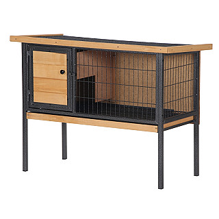 PawHut Wooden Rabbit Hutch