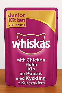 Whiskas جونیر/کیتن دجاج
