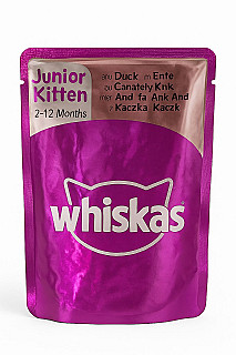 Whiskas جونیر/کیتن بطة